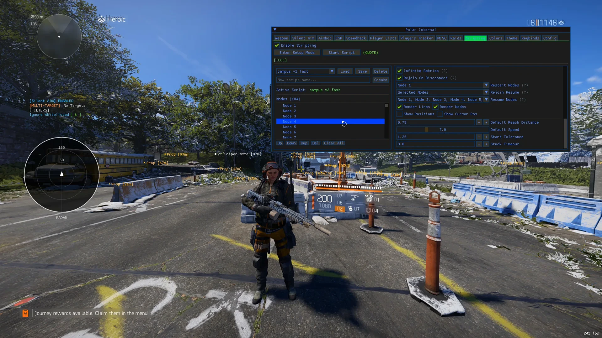 Polar: The Division 2 Internal Cheat
