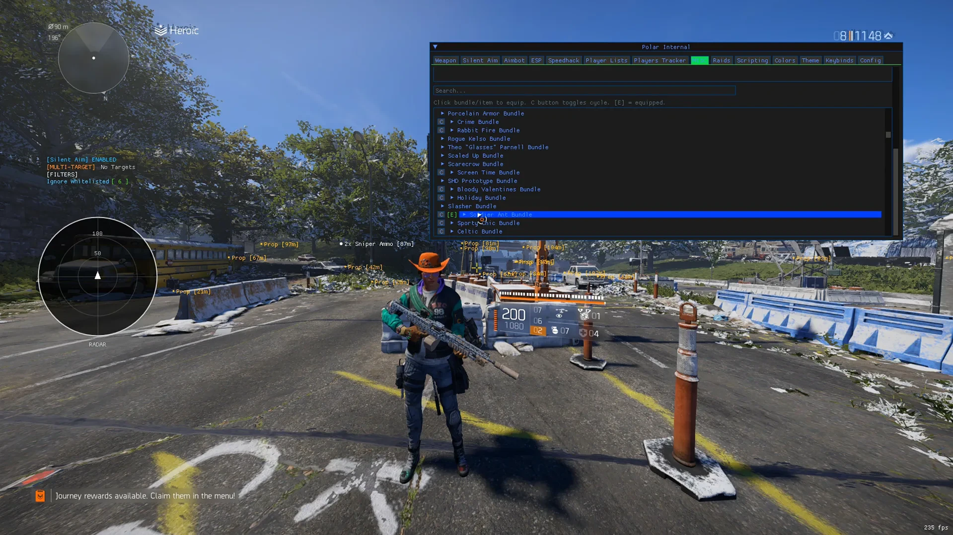 Polar: The Division 2 Internal Cheat